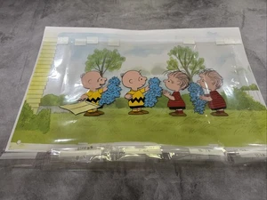Peanuts Charlie Brown & Snoopy Show "Linus and the Blanket" Seq. von 4x Prod Cels - Bild 1 von 7