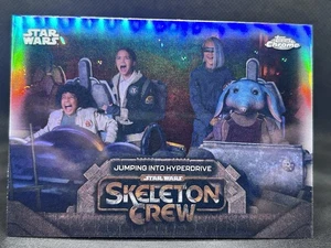 2025 Topps Chrome Star Wars Skeleton Crew refractor salto al hiperespacio #SC-8 - Imagen 1 de 2