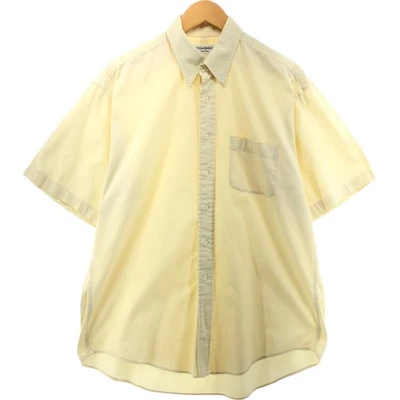 Vintage Yves Saint Laurent POUR HOMME short-sleeved button-down shirt size L... - Image 1 of 4