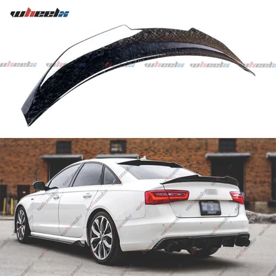 ALERÓN ALERÓN MALETERO ALTO CARBONO FORJADO PARA AUDI A6 S6 C7 C7.5 PSM 2012-2018 Foto 1 de 4