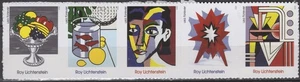SC# 5792-96 - 2023 - Gemälde von Roy Lichtenstein Se-Tenant Streifen mit 4 Marken - Bild 1 von 1