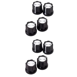 Set of 2 Guitar Knob Aluminum Alloy Audio Potentiometer Bass - Picture 1 of 12