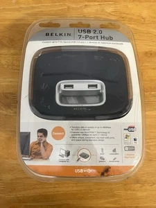 Belkin USB 7 Port High-Speed USB 2.0 Hub F5U237v1 (778888261072) - Picture 1 of 2