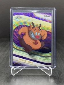 2025 Topps Chrome Disney Philoctetes Purple Wave Refractor 48/75 #46 - Picture 1 of 2
