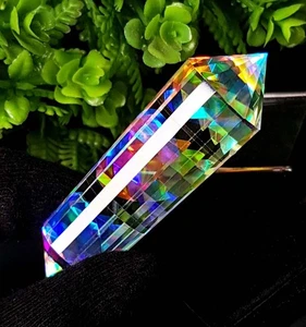 100 % Natural MysticMulti Colour AATop Quality Jewelry Glowing 20x16x65mm 182Ct - Picture 1 of 7