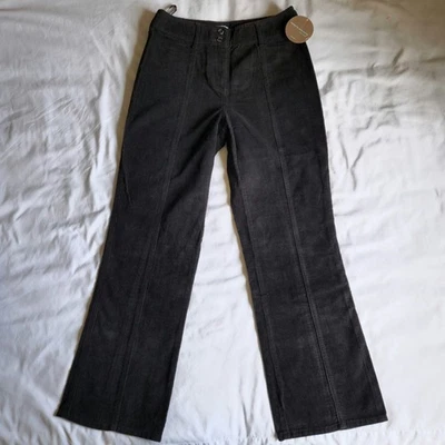 Valerie Stevens Women’s Casual Petite Size 10P Black Dark Corduroy Pants NWT  - Image 1 of 4