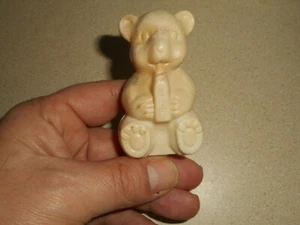Vintage Blow Mold Bear Cub Baby Milk Bottle Plastic Cake Topper c.1950 USED - Picture 1 of 12