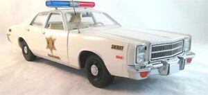 1977 Plymouth Fury Dukes of Hazzard County Sheriff in 1:18 Scale by Greenlight