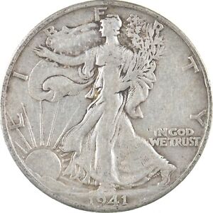 1941-S Walking Liberty 90% Silver US Half Dollar *098