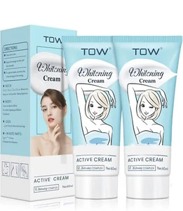 Body Cream 2 Pack for Armpit, Underarm, Elbows, Knees, Cream Moisturizer 9/2023 - Picture 1 of 3