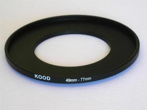 STEP UP ADAPTER 49MM-77MM STEPPING RING 49MM TO 77MM 49-77 FILTER ADAPTER - Picture 1 of 1