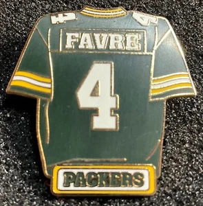 Green Bay Packers Brett Favre Green Jersey Collector Pin - Picture 1 of 1