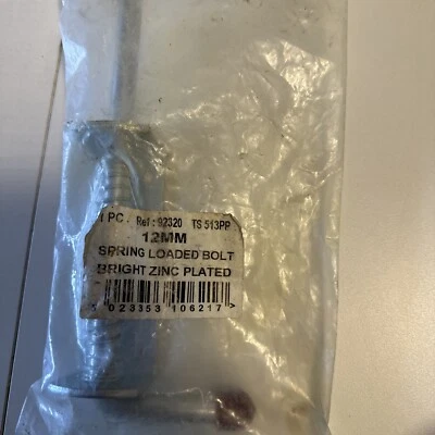 Spring Loaded Drop Bolt 210mm Farm Gate Garage Stable Shed Security Door Lock - Image 1 of 2