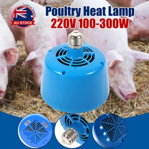 2Pcs Poultry Heat Lamp Bulb Warming Light For Brooder Piglets Chicken Pet 220V - Picture 1 of 8