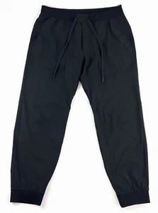 Lululemon ABC Jogger Shorter 28" Warpstreme Elasticizzato Uomo Taglia XL Nero M5A29S - Foto 1 di 9
