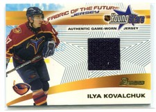 2001-02 Bowman YoungStars Relics JIK Ilya Kovalchuk Rookie Jersey Fabric Future