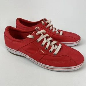Vintage KEDS Sport Womens Sneakers Red Lace Up Size 9 - Picture 1 of 19