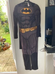 Batman Dressing Up Costume / Fancy Dress Age 9 To 10 Years - Picture 1 of 11