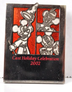 Disney WDW Pin 2002 Cast Holiday Celebration Hinged Pin Exclusive LE 3000 - Picture 1 of 3