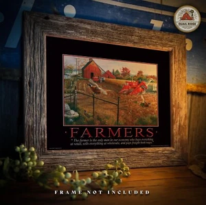 De colección Farmall Case IH Tractor Arte Impresión Agricultura Oficina Pared Decoración Juguetes Viernes - Imagen 1 de 8