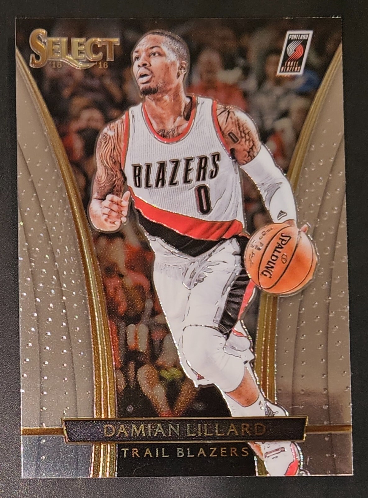 Damian Lillard 2015-16 Panini Select COURTSIDE LEVEL Base Card SP (no.218)