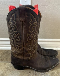 Botas de Vaquero Para Hombre Justin 2253 Buck Bay Apache Western Rodeo 10 EE - Imagen 1 de 7