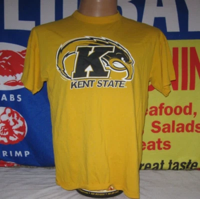 KENT STATE Golden Flashes vintage T Shirt Men's Large NCAA y2k MAC KSU OHIO - Image 1 of 4