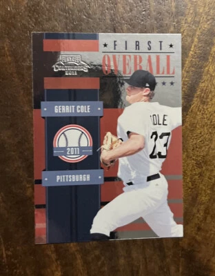 Gerrit Cole 2011 Playoff Contenders First Overall Rookie Card #1 - Image 1 of 2