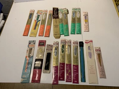 Mixed LOT 20 VTG Metal SEPARATING ZIPPERS 7" TO 22" J&P COATS TALON UNOPENED - Image 1 of 4