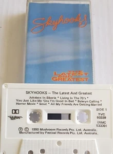 Skyhooks – The Latest And Greatest - 1990 cassette tape excellent, cover VG - Picture 1 of 2