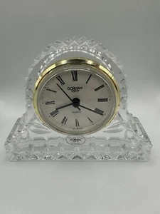 Orologio in cristallo Gorham King Edward. Cristallo pieno di piombo. C488 nuovo con scatola - Foto 1 di 7