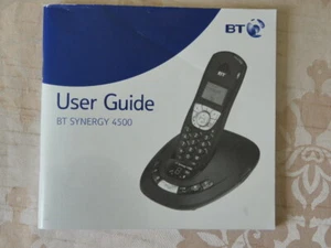 Digital Cordless Phone BT Synergy 4500 User Guide Instruction manual booklet. Pl - Zdjęcie 1 z 6
