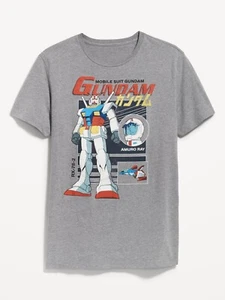 Mobile Suit Gundam Amuro Ray Graphic Grey T-Shirt Size L, XL, Large, X-Large - Picture 1 of 1