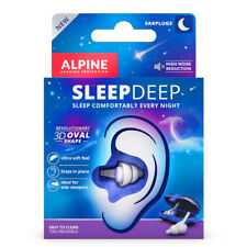 Alpine SleepDeep Sleeping Zatyczki do uszu Sleep Silence Ciche zatyczki do uszu Zatyczki do uszu Nowe