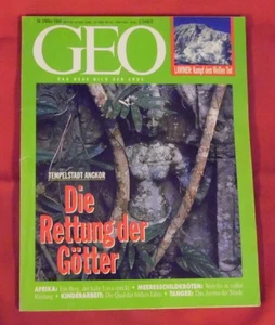 GEO 1994 Nr 3 , Angkor Lawinenforschung Meeresschildkröten Tanger Kinderarbeit - Bild 1 von 2