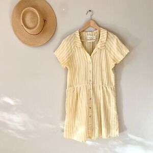 Yellow Striped Acacia Swimwear Dress