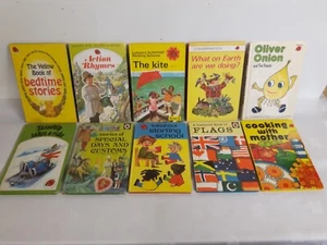 Mixed 1970’s Ladybird Books x10 Oliver Onion, Starting School, Action Rhymes, - Imagen 1 de 5