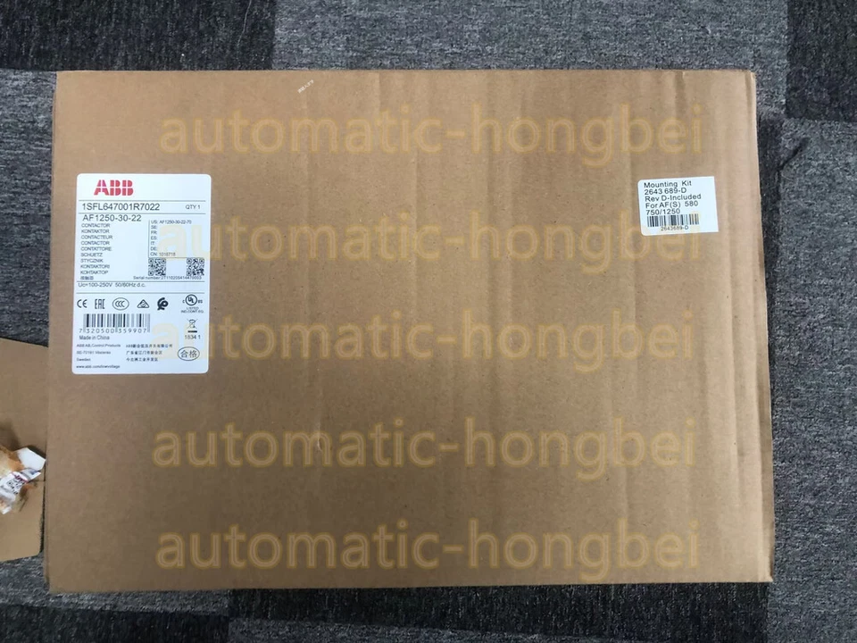 AF1250-30-22-70 Contactor 1250A,1000V ABB Inverter New FedEx or DHL #MS0 - Image 1 of 4