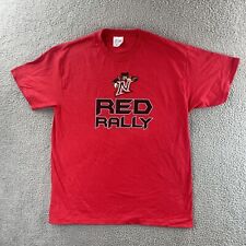 CSUN Matadors Red Rally Shirt Adult Large Short Sleeve Tee Fight Song Northridge