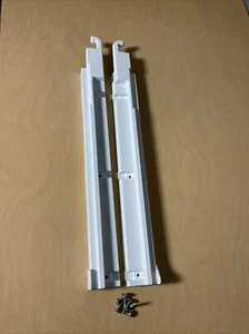 OEM FRIGIDAIRE KENMORE GIBSON CROSLEY REFRIGERATOR CRISPER DRAWER COVER RAILS - Picture 1 of 3