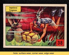 1954 Parkhurst Crash Dive Operation Sea Dog Japanese frogman #38 READ g3e