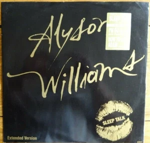 ALYSON WILLIAMS - SLEEP TALK 1989 12" VINYL SINGLE. 654656 6. - Picture 1 of 4