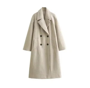 Eleganter warmer Damenmantel, perfekt für Herbst und Winter - Bild 1 von 4