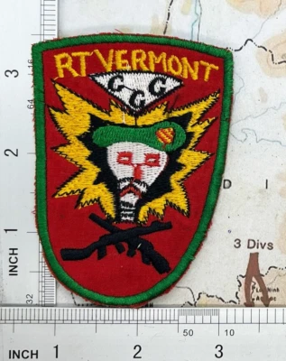 Parche, rt vermont, ccc, ussf, macv sog, parche guerra de Vietnam, p2-2 Foto 1 de 3