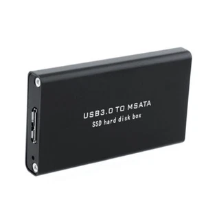 mSATA SSD to USB 3.0/2.0 External Enclosure ssd Converter Adapter Case Box US - Picture 1 of 9