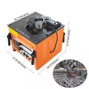110V RB-25 Desktop Steel Bar Bending Machine 6-25mm Bender For Round Steel Rebar - Picture 1 of 18