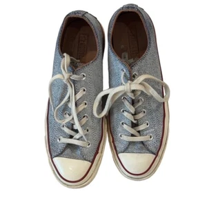 Converse Chuck Taylor All Star Cracked Leather Blue Gr.7 Men’s 9 Women’s - Bild 1 von 5