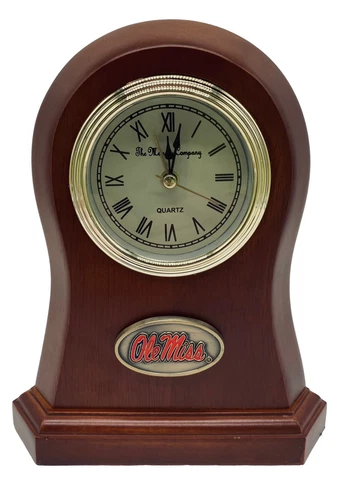 Ole Miss Rebels Wood Clock by The Memory Company-New Cover