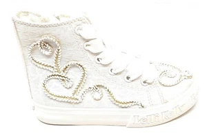 Lelli Kelly Egle sneaker mid bianca con ricamo modello LKED4171 BI01