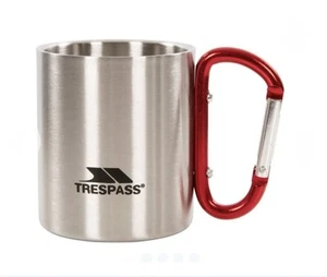 Trespass Stainless Steel Carabiner Mug - Picture 1 of 4